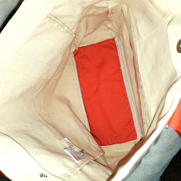 Disney World Tote Khaki OS Embroidered Canvas Bag OS-New - Picture 4 of 5